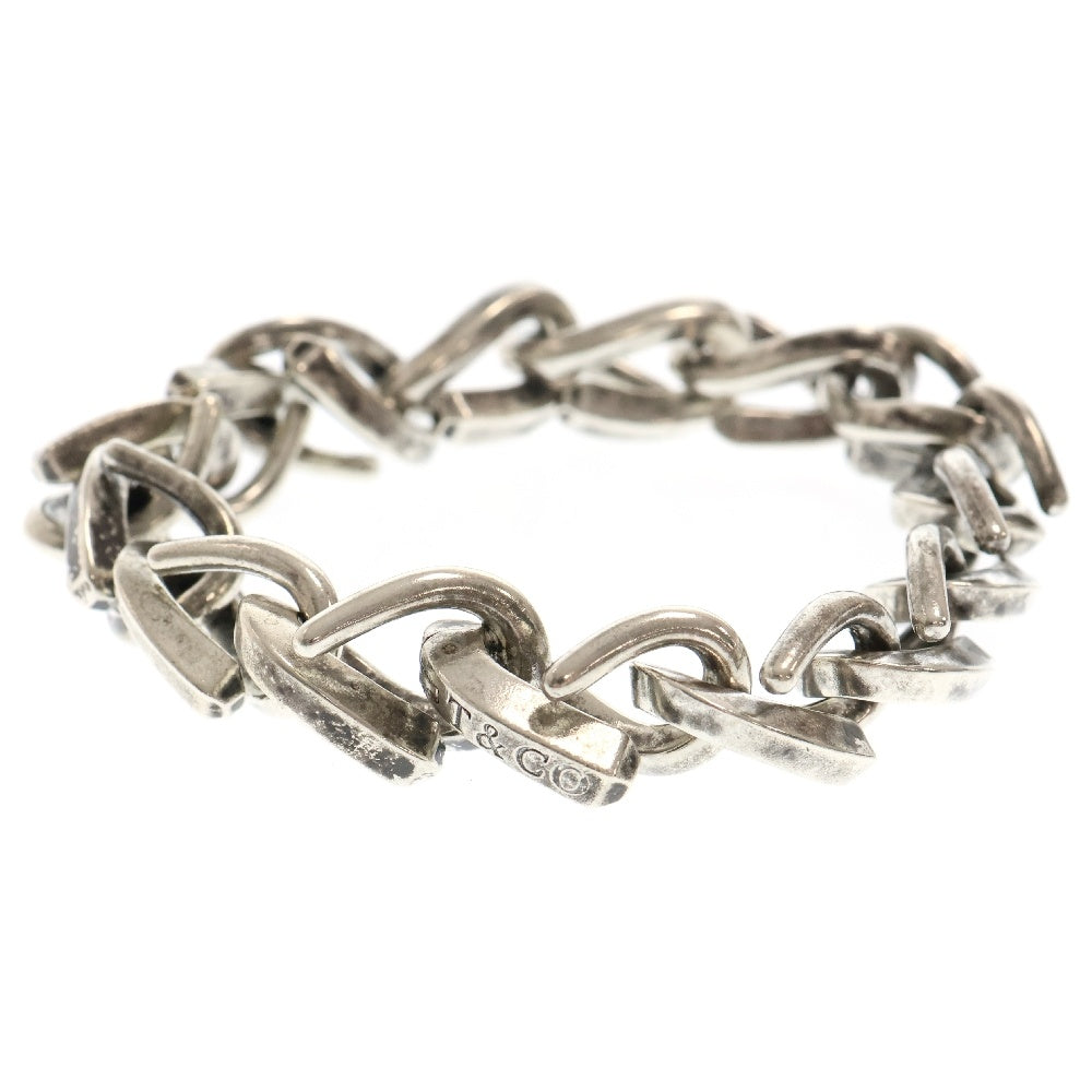 TIFFANY & Co.(ティファニー) FORGE LARGE LINK BRACELET フォージ ラージ ブレスレット 15リンク シルバー/ブラック
