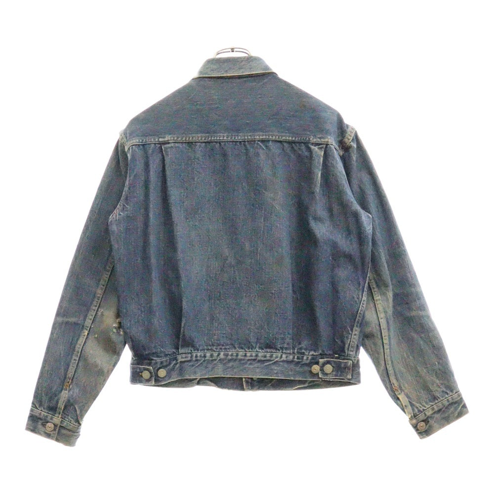 Levi's(リーバイス) 50S VINTAGE 507XX 2nd ボタン裏 17 BIGE 片面タブ 紙パッチ セカンド デニム トラッカージャケット インディゴ