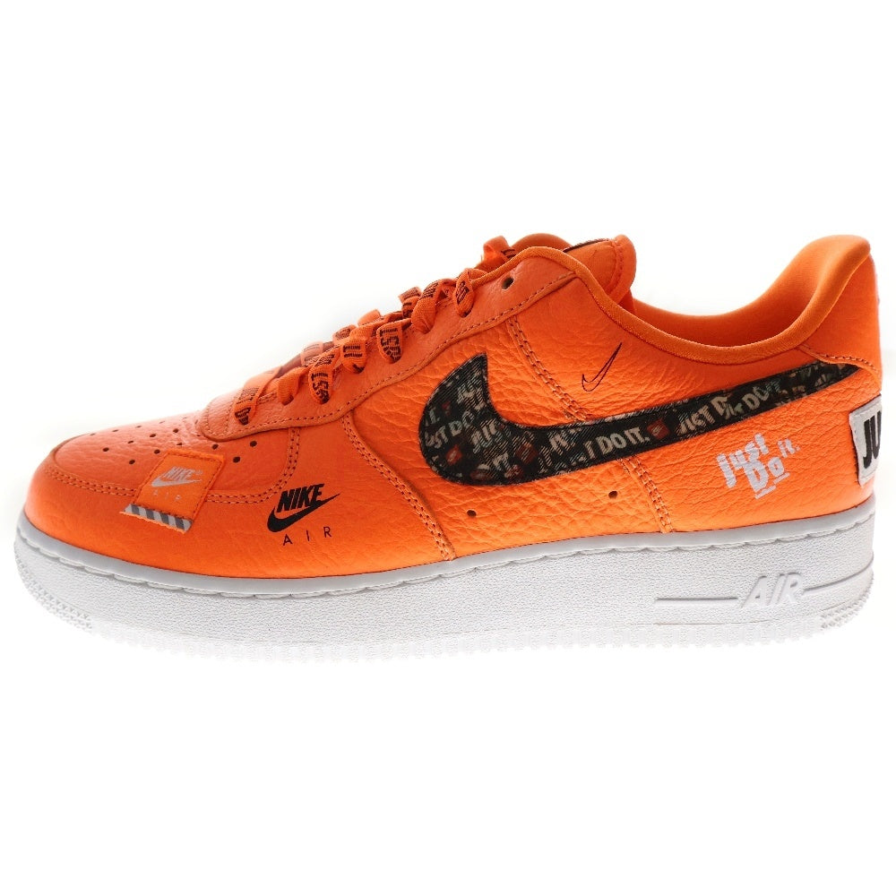 NIKE(ナイキ) AIR FORCE 1 LOW JUST DO IT エアフォース 1 ジャスト ドゥ イット ローカットスニーカー オレンジ US8.5/26.5cm AR7719-800