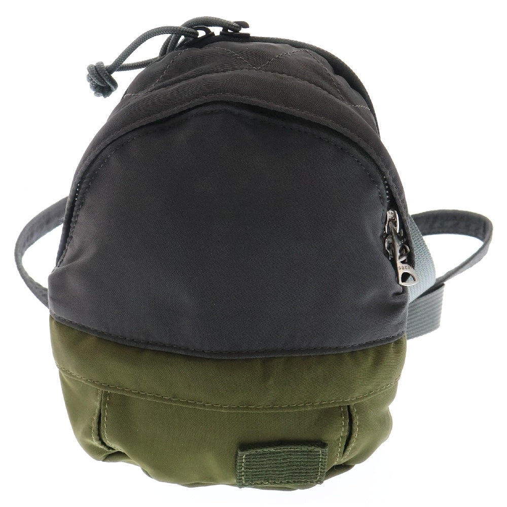 Sacai(サカイ) ×Porter 20AW Micro Back Pack ポーター マイクロバックパック グレー/オリーブ 20-0226S