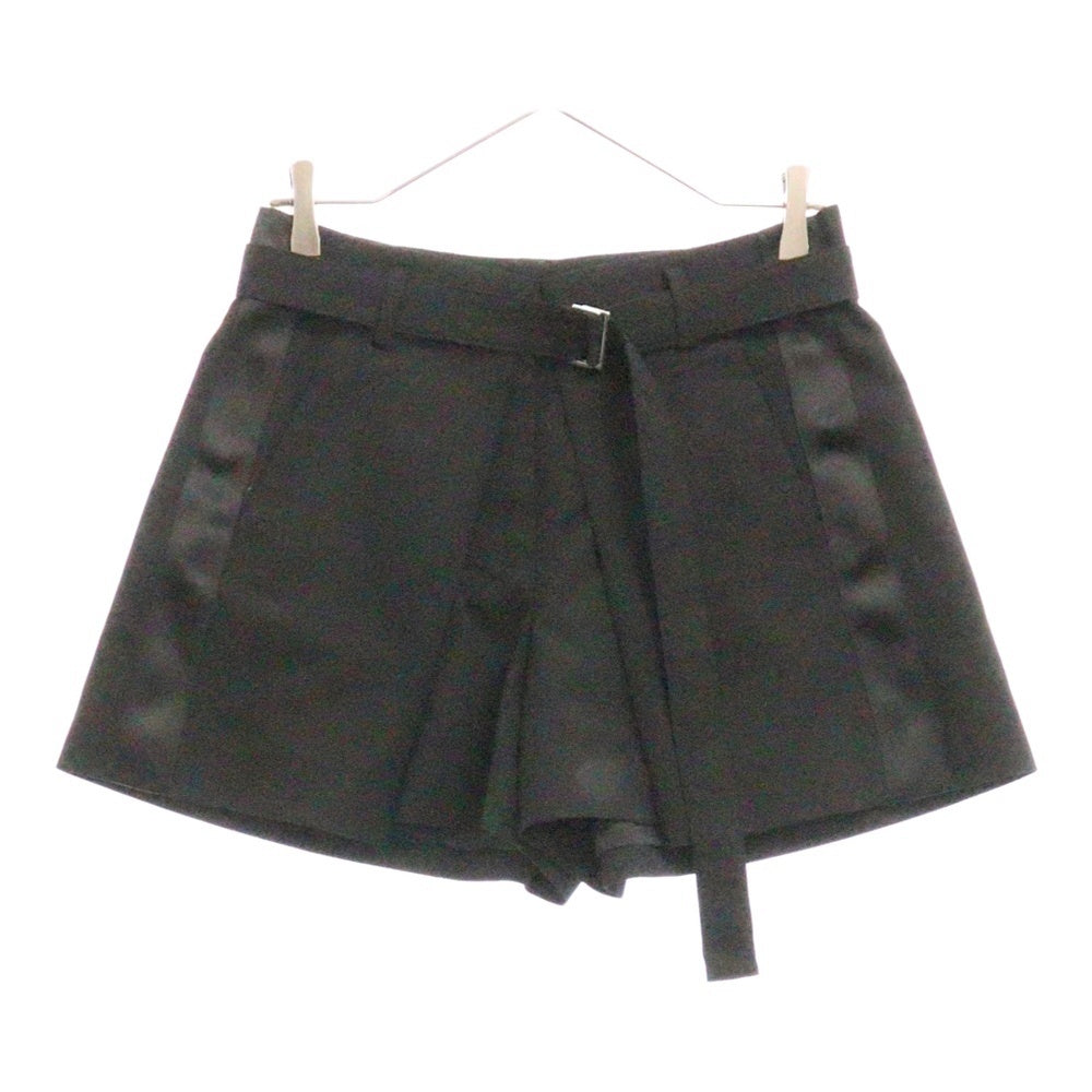Sacai(サカイ) 22SS Suiting Shorts スーチングショーツ ハーフパンツ ブラック レディース 22-06045