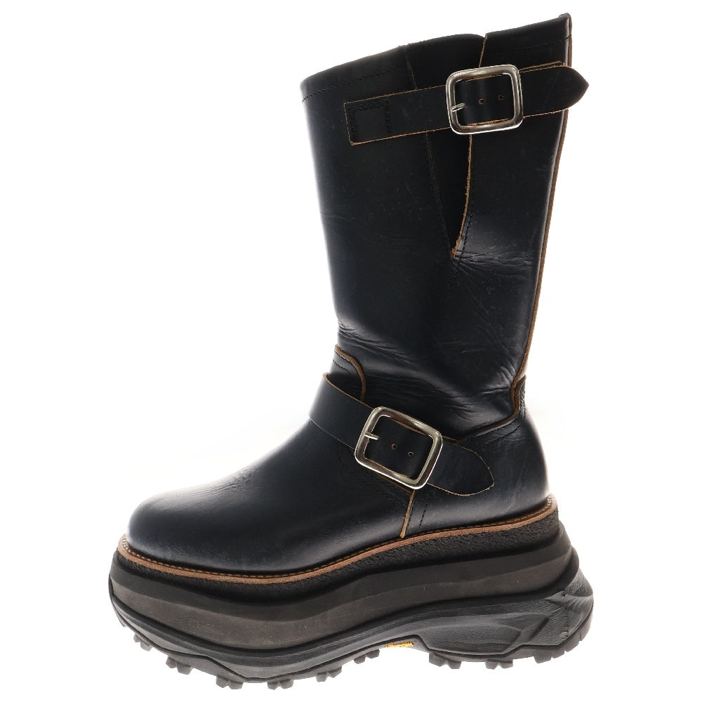Sacai(サカイ) Enginner Boots エンジニアブーツ ブラック レディース 24-07475
