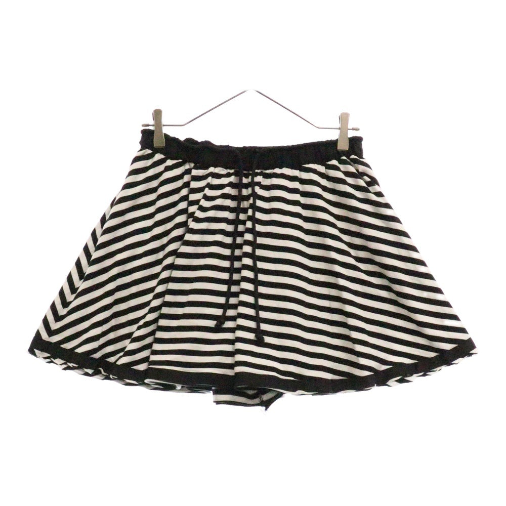 Sacai(サカイ) ボーダースカート ホワイト/ブラック レディース 19-04523