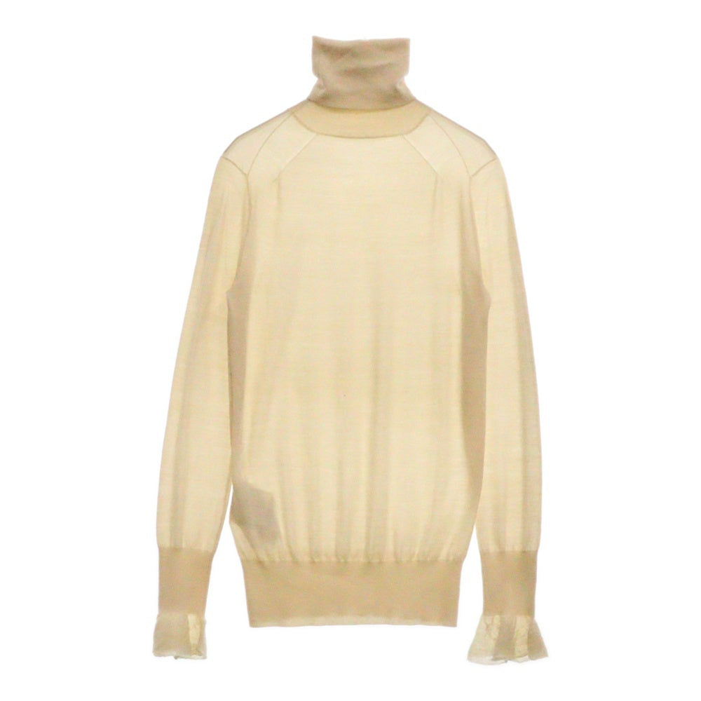 Sacai(サカイ) タートルネック ニットセーター ホワイト レディース 18-03995