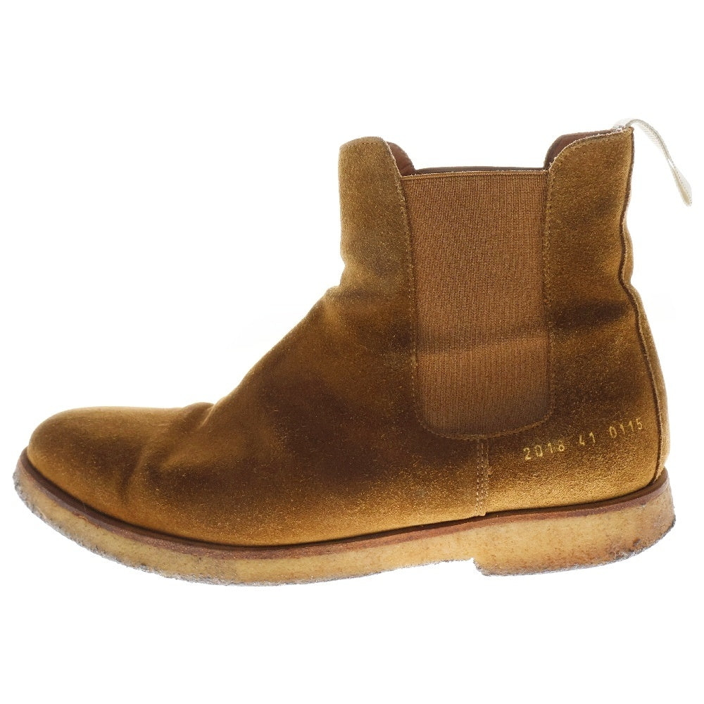 COMMON PROJECTS(コモン プロジェクト) スエード チェルシーブーツ サイドゴアブーツ ベージュ