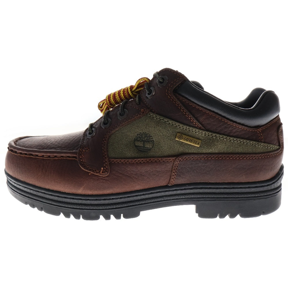 Timberland(ティンバーランド) ×the Apartment HERITAGE GTX MOC TOE MID ジアパートメント ヘリテージ モックトゥー ゴアテックス ミッドカットブーツ ブラウン/カーキ US11/29cm 0A68KK