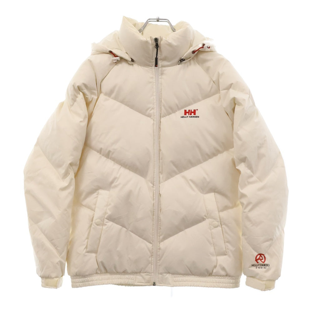 HELLY HANSEN(ヘリーハンセン) Logo Embroidery Down Jacket ロゴ刺繍 ダウンジャケット ホワイト