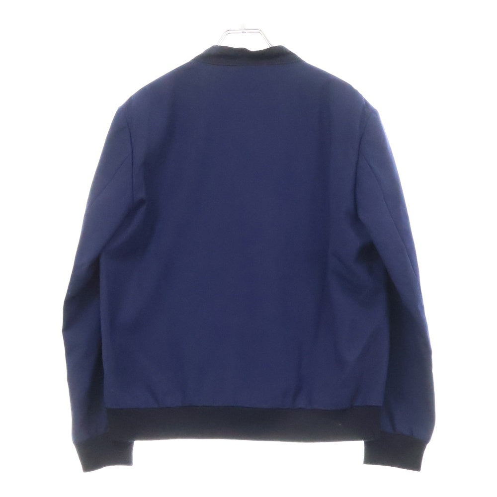 LAD MUSICIAN(ラッドミュージシャン) 15AW COLLARLESS JACKET カラーレス 比翼 ジャケット ネイビー 2215-307