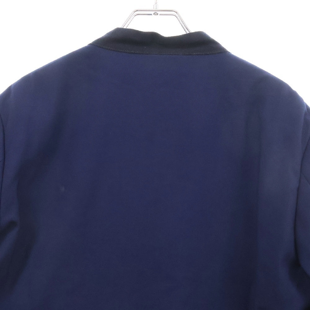 LAD MUSICIAN(ラッドミュージシャン) 15AW COLLARLESS JACKET カラーレス 比翼 ジャケット ネイビー 2215-307