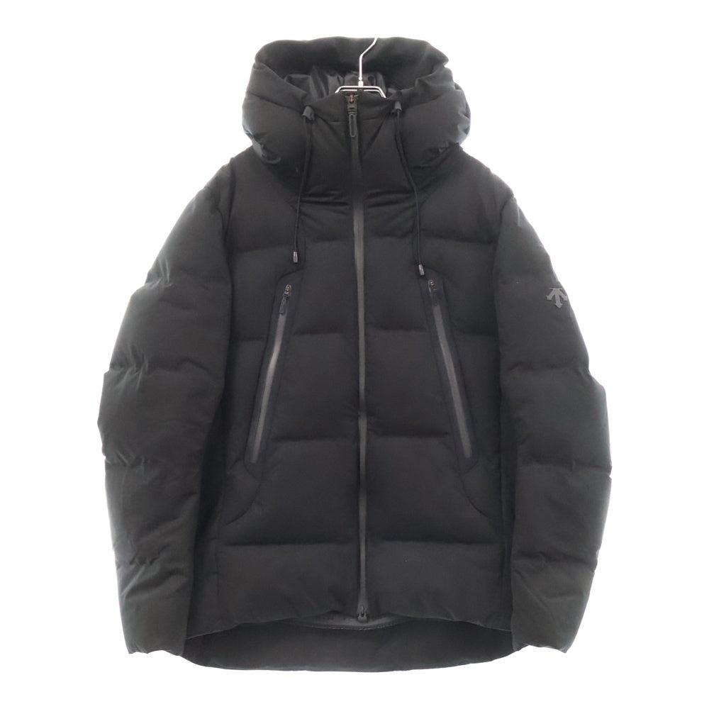 DESCENTE(デサント) ALLTERRAIN MOUNTAINEER オルテライン マウンテニアー フーデッド 水沢ダウンジャケット ブラック DAMWGK30U