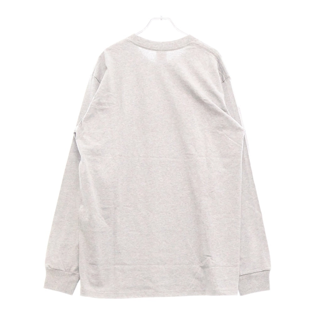 SUPREME(シュプリーム) 23AW Neil Blender Arrow L/S Tee ニールブレンダーアロー フロントプリント クルーネック 長袖Tシャツ カットソー グレー
