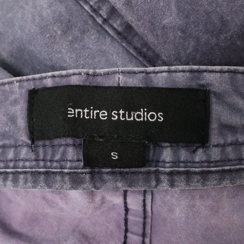 entire studios(エンタイア スタジオ) GOCAR CARGO コットン カーゴパンツ ネイビー ES2104 P0034
