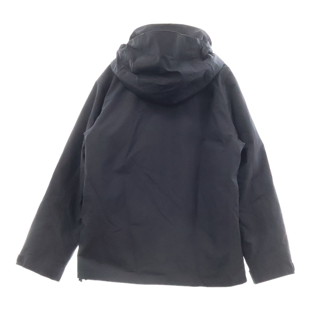 THE NORTH FACE(ザノースフェイス) MAKALU TRICLIMATE JACKET ロゴ刺繍 マカル トリクラメイト 中綿ライナー付き フーデッド ジップアップ ナイロン ジャケット ブラック NP61637
