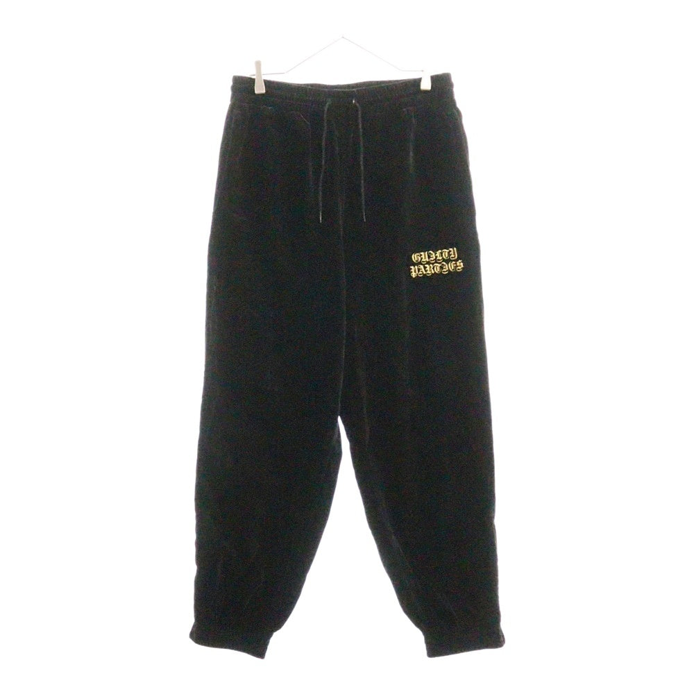 WACKO MARIA(ワコマリア) 22AW VELVET PANTS ベルベット トラックパンツ ジャージ ブラック/ゴールド