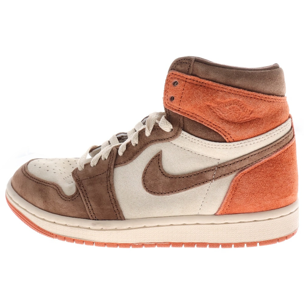 NIKE(ナイキ) WMNS AIR JORDAN 1 Cacao Wow and Sand Drift ウィメンズ エアジョーダン 1 カカオワオ アンド サンドドリフト ハイカットスニーカー US7/24cm FQ2941-200