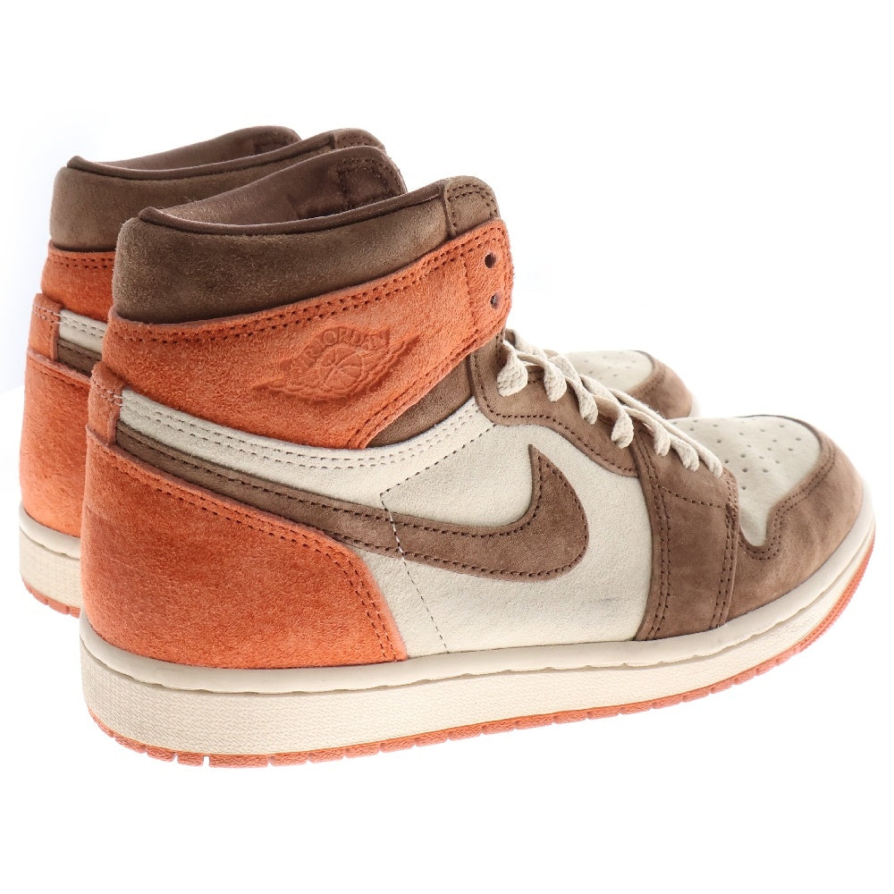 NIKE(ナイキ) WMNS AIR JORDAN 1 Cacao Wow and Sand Drift ウィメンズ エアジョーダン 1 カカオワオ アンド サンドドリフト ハイカットスニーカー US7/24cm FQ2941-200