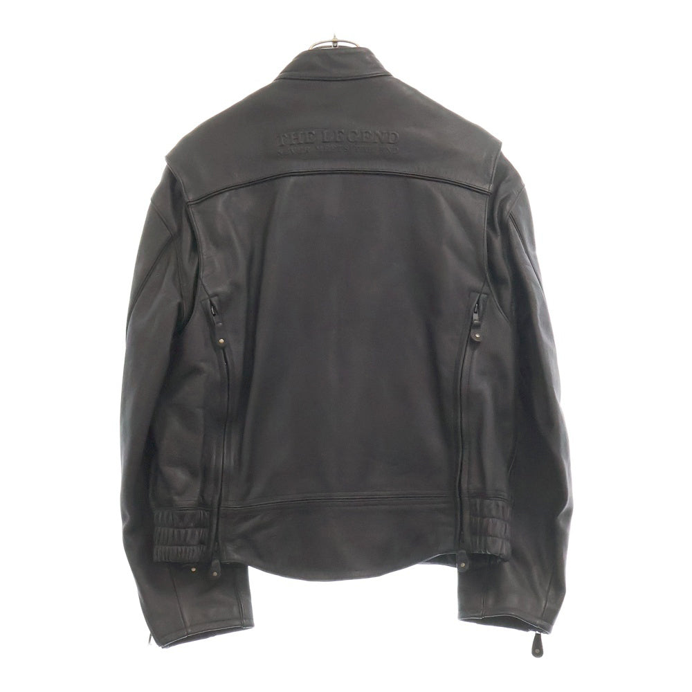 VINTAGE(ヴィンテージ) 90S VINTAGE EIKICHI YAZAWA 矢沢永吉 ヴィンテージ シングル レザージャケット ライダース ブラック