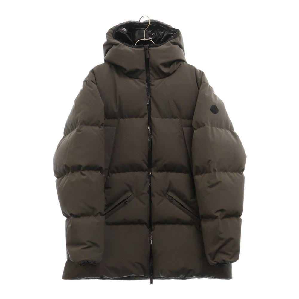 MONCLER(モンクレール) 22AW WASHIBA GIUBBOTTO ワシバ バックロゴプリント フーデッド ダウンジャケット グレー H20911C00027 57843