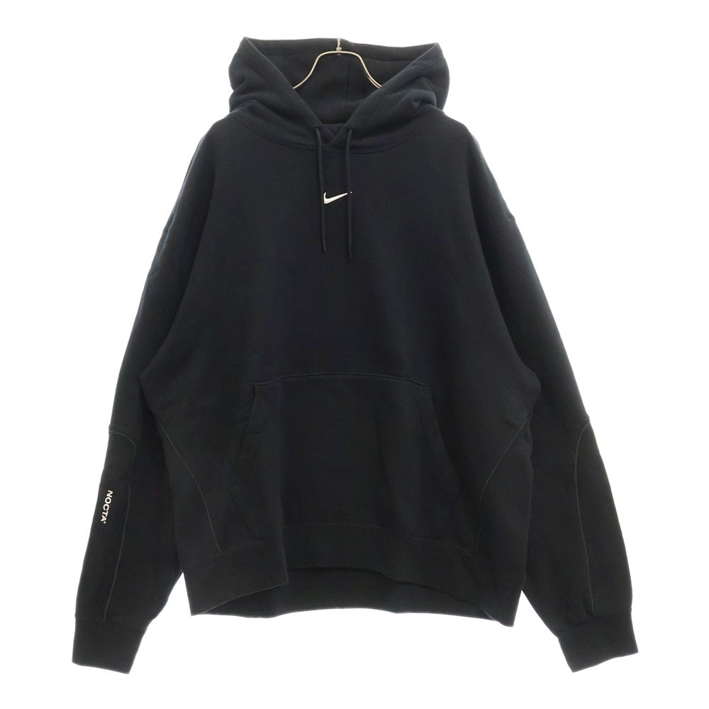 NIKE(ナイキ) ×NOCTA M NRG NOCTA CS HOODIE FLC ノクタ フロントラバースウッシュ スウェット プルオーバーパーカー ブラック FN7659-010