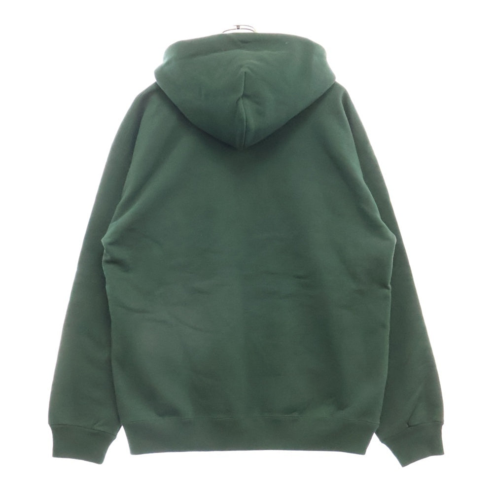 ENNOY(エンノイ) 20AW フロントロゴ刺繍スウェットプルオーバーパーカー グリーン AW20BRENCT03NTL