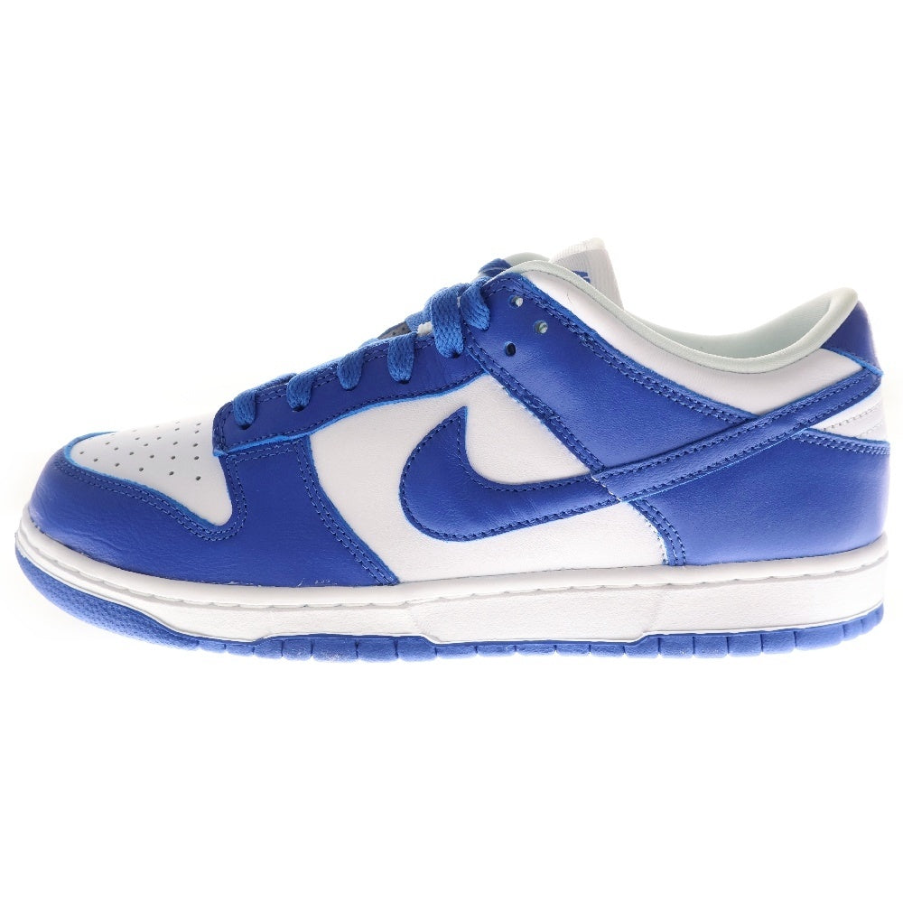 NIKE(ナイキ) DUNK LOW SP Varsity Royal/Kentucky ダンク ロー SP バーシティロイヤル/ケンタッキー ローカットスニーカー ホワイト/ブルー US10/28cm CU1726-100