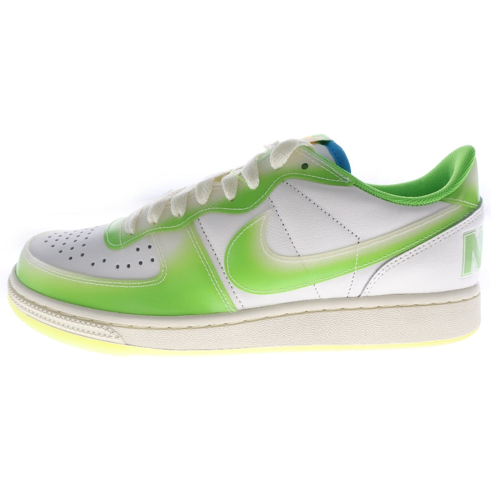 NIKE(ナイキ) TERMINATOR LOW PRM Soft Vinyl ターミネーター プレミアム ソフトビニール ローカットスニーカー ホワイト/ライトグリーン US8.5/26.5cm FN7651-133