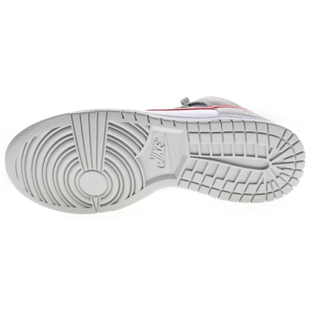 NIKE(ナイキ) DUNK HIGH Athletic Club ダンク アスレチッククラブ ハイカットスニーカー グレー/レッド US8.5/26.5cm DJ6152-001