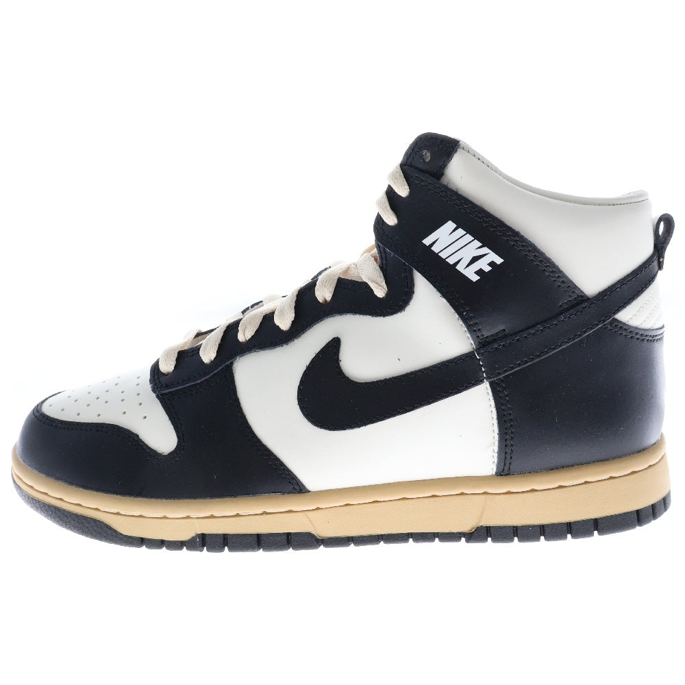 NIKE(ナイキ) WMNS DUNK HIGH Black and Sail ウィメンズ ダンク ハイカットスニーカー ブラック/ホワイト US9.5/26.5cm DZ4732-133