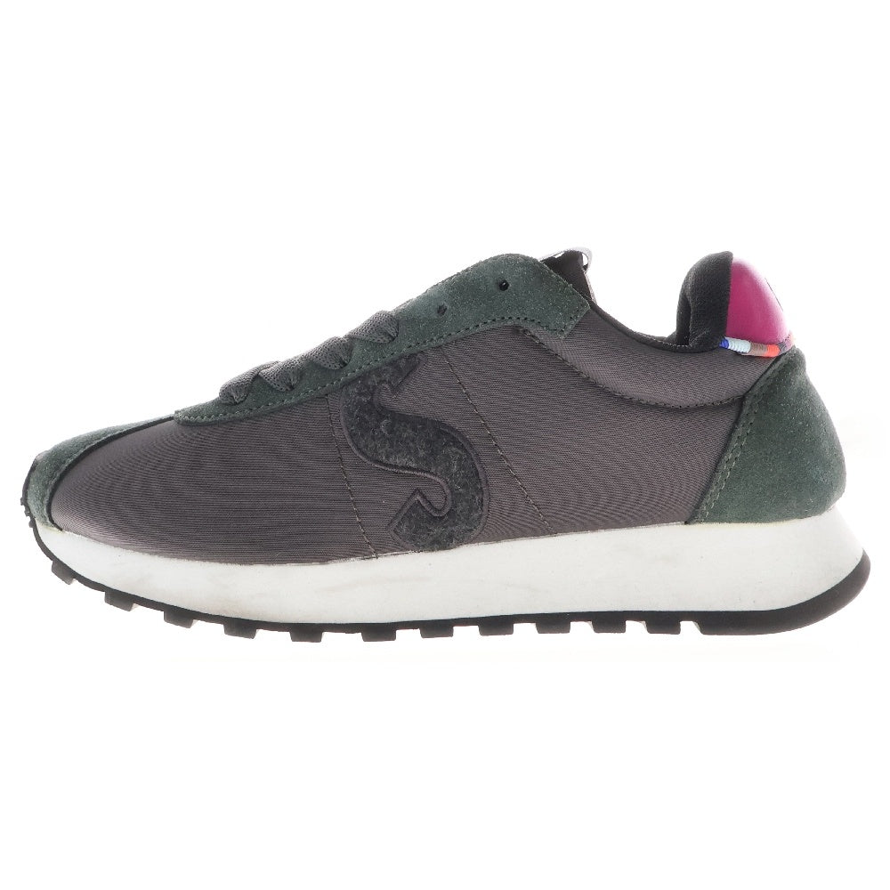 Paul Smith(ポールスミス) SEVENTIES セブンティース ナイロン ローカットスニーカー グレー W1S-SEV8-GNYL レディース