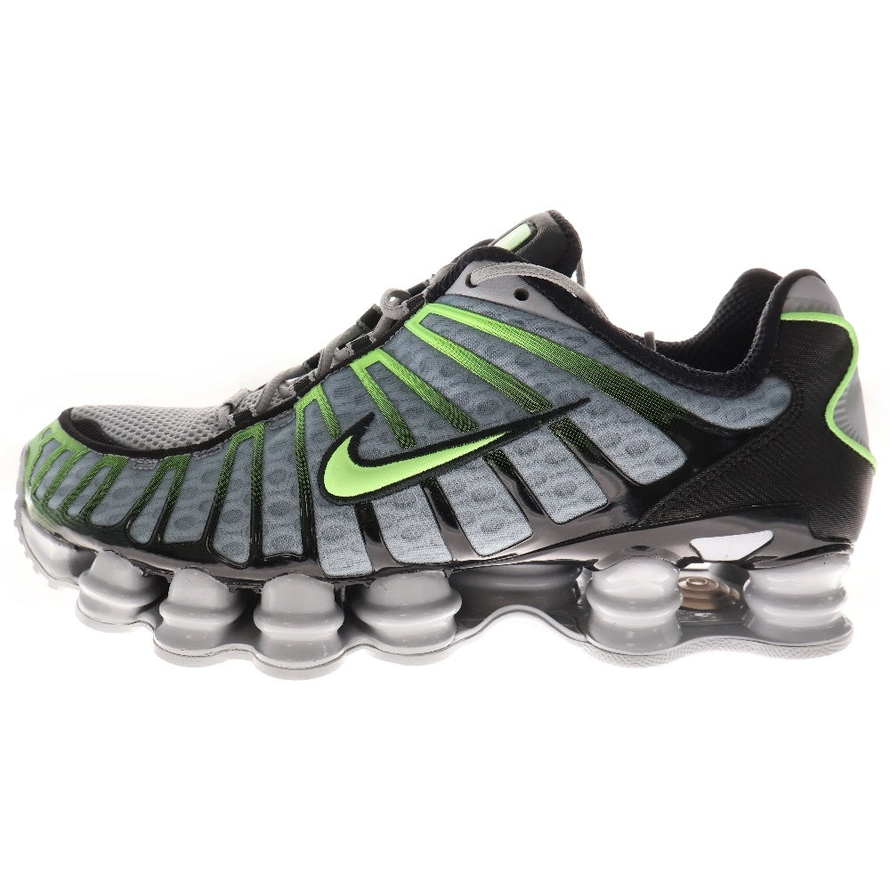 NIKE(ナイキ) SHOX TL ショックス ローカットスニーカー グレー/グリーン US9/27cm AV3595-005