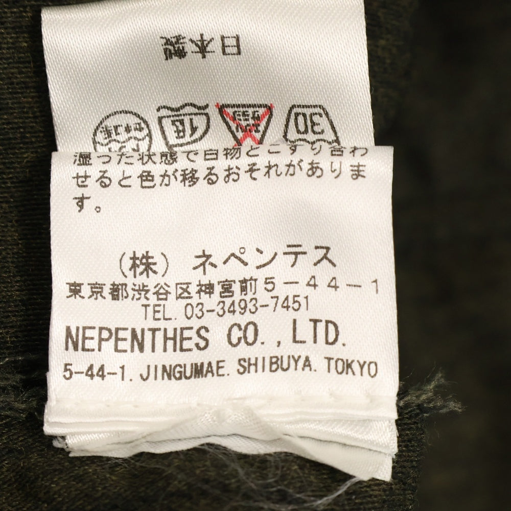 Rebuild by needles(リビルドバイニードルス) M65 Crew Neck Jacket 再構築 リメイク ミリタリー ジャケット カーキ