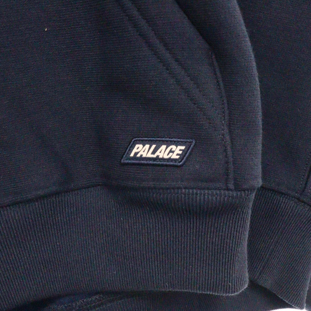 Palace Skateboards(パレススケートボーズ) 24AW UNISEX HOOD スモールロゴ スウェット プルオーバーパーカー ネイビー P24HD021
