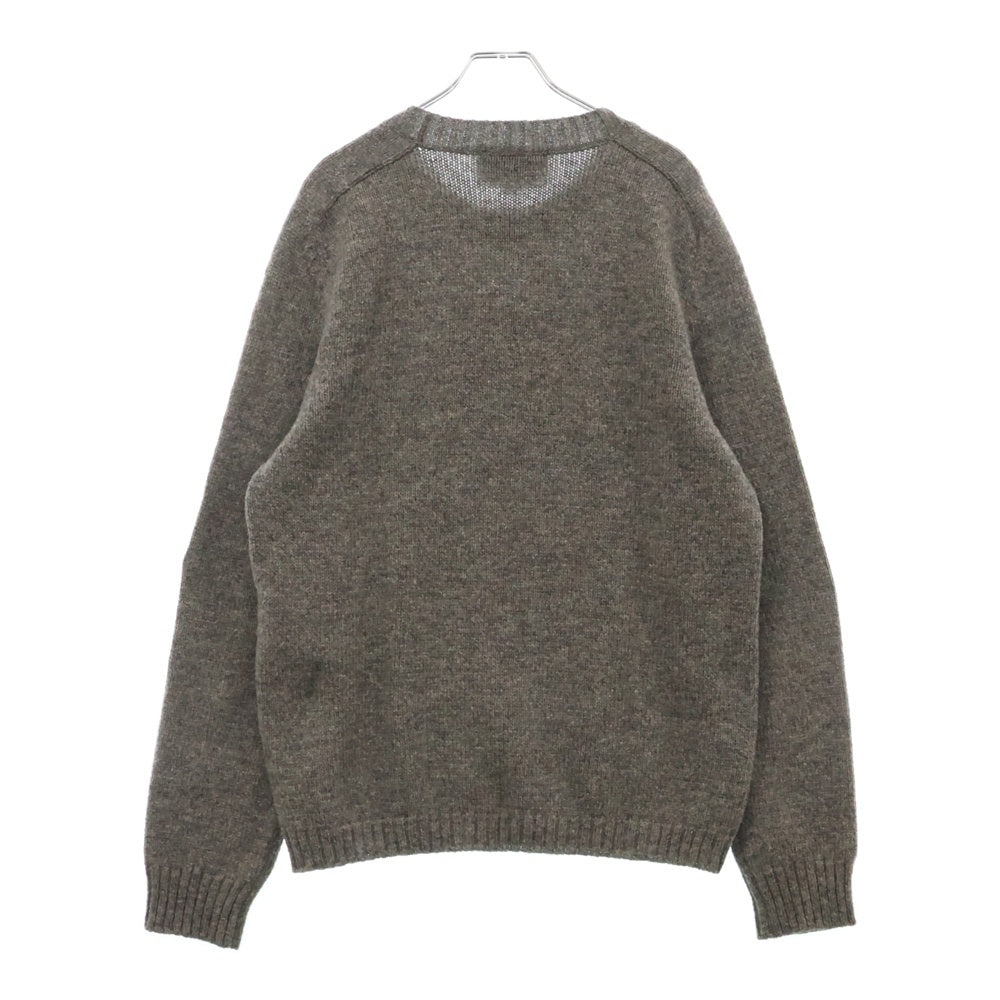 GUCCI(グッチ) パンサーフェイス カシミヤ混 ニット セーター グレー 545682 XKAEJ