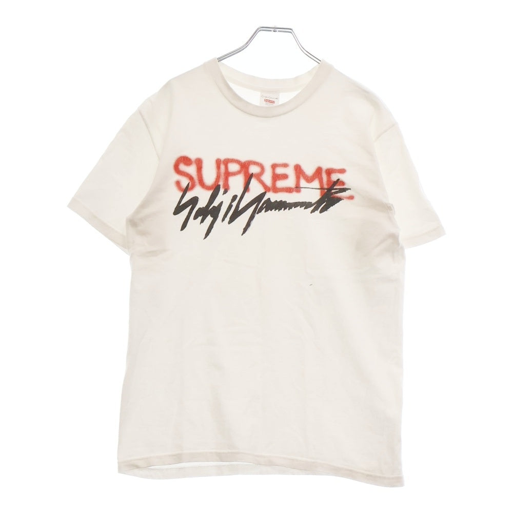 SUPREME(シュプリーム) 20AW × Yohji Yamamoto Logo Tee × ヨウジヤマモト ロゴプリント クルーネック半袖Tシャツ カットソー ブラック
