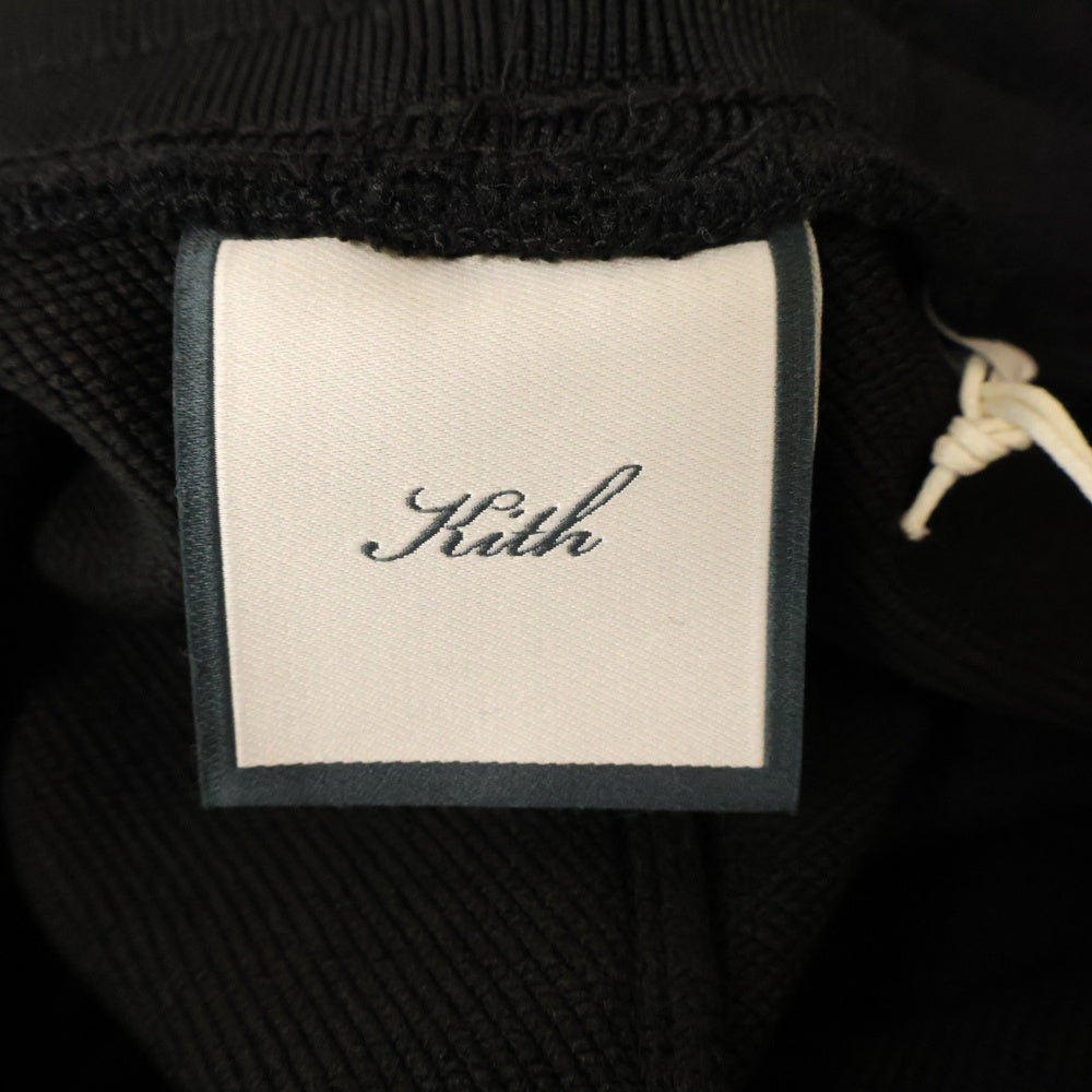 KITH(キス) W ARVOR TRACK PANTS サイドラインスウェットパンツ ブラック レディース 25-030-061-0007-1-0