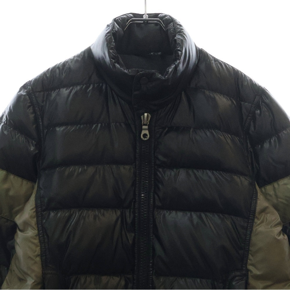 DUVETICA(デュベティカ) NELEO ネレオ ジップアップナイロンダウンジャケット ブラック/カーキ U.3570.00/1035.R