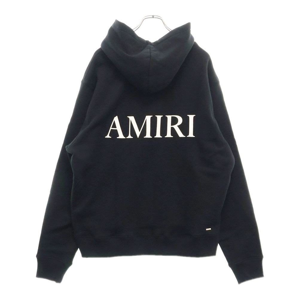 AMIRI(アミリ) MA CORE LOGO HOODIE エムアー コアロゴ スウェット プルオーバーパーカー ブラック SRAMJYHD1050 SMRBC012