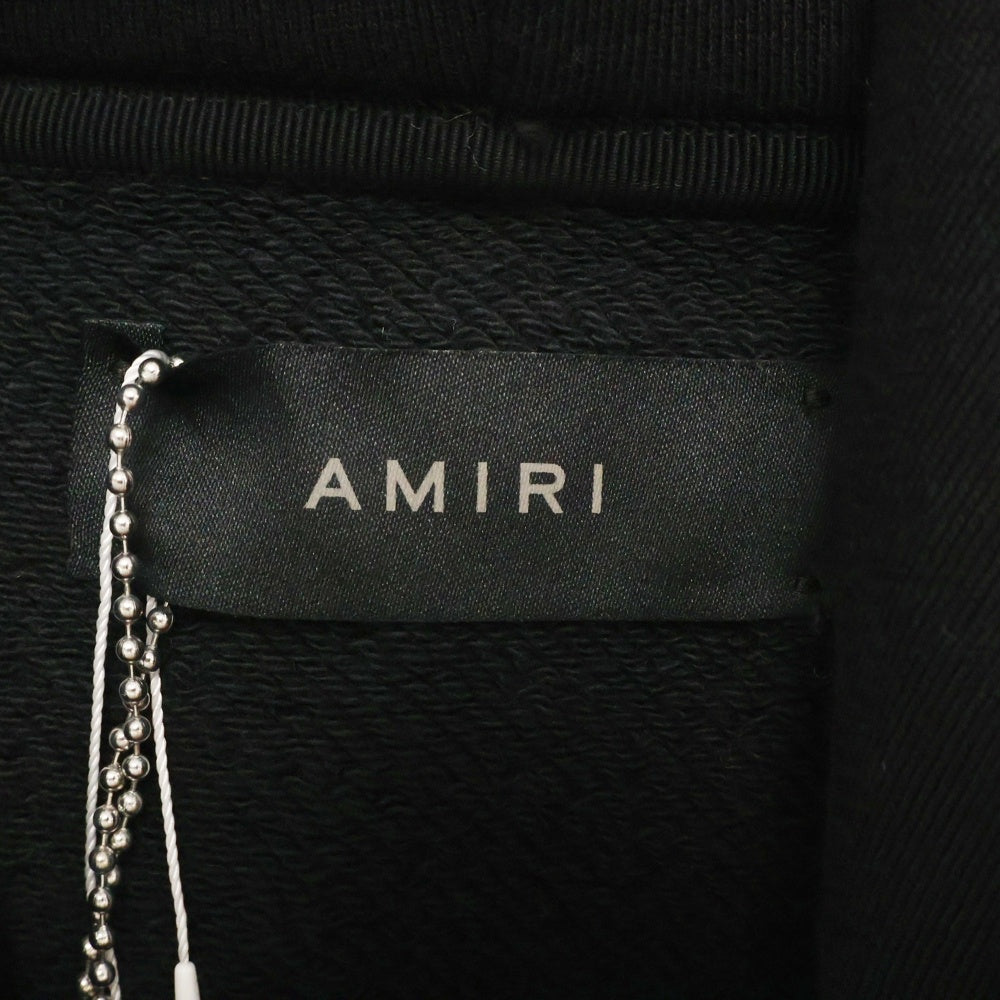 AMIRI(アミリ) MA CORE LOGO HOODIE エムアー コアロゴ スウェット プルオーバーパーカー ブラック SRAMJYHD1050 SMRBC012
