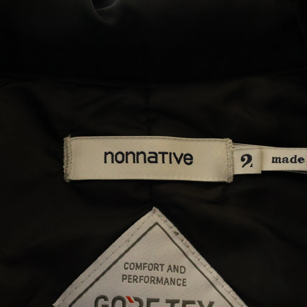 nonnative(ノンネイティブ) 20AW SOLDIER COAT NYLON TWILL WITH GORE-TEX INFINIUM ゴアテックス インフィニウム ナイロン ソルジャーコート ネイビー NN-J3806