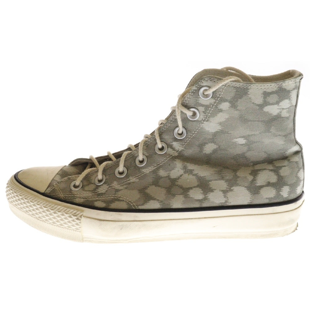 nonnative(ノンネイティブ) DWELLER TRAINER HI COTTON CANVAS LIBERTY ドゥエラー トレーナー キャンバス ハイカットスニーカー ベージュ US10/28.0cm NN-F3751