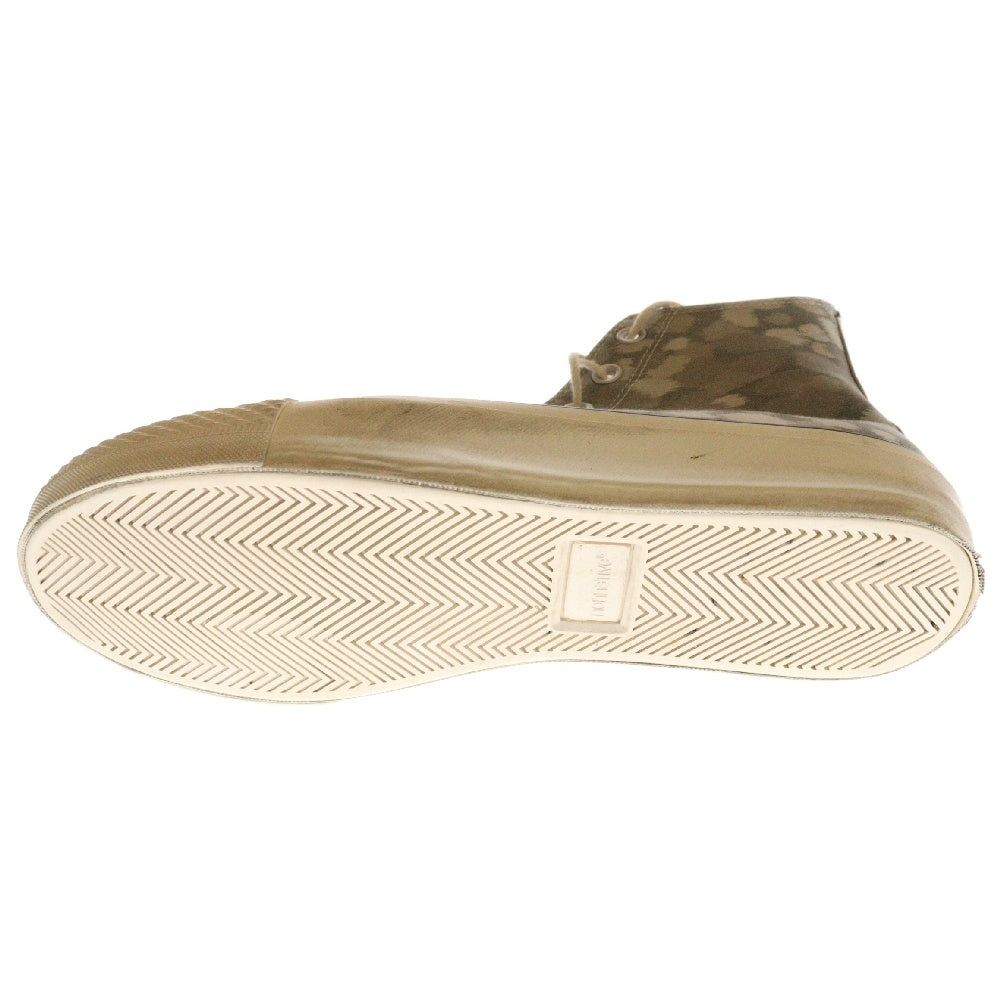 nonnative(ノンネイティブ) DWELLER TRAINER HI COTTON CANVAS LIBERTY ドゥエラー トレーナー キャンバス ハイカットスニーカー ベージュ US10/28.0cm NN-F3751