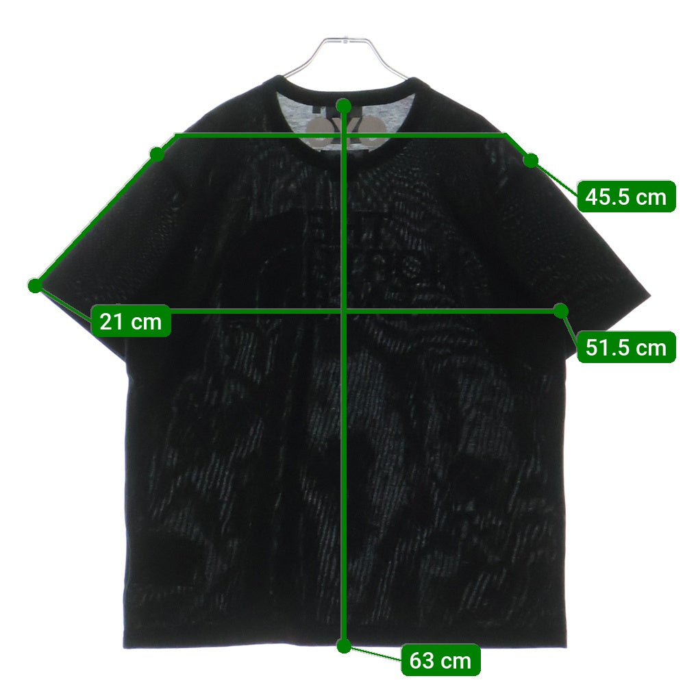 eYe COMME des GARCONS JUNYA WATANABE MAN(アイ コム デ ギャルソン ジュンヤ ワタナベ マン) 23SS AD2022 × THE NORTH FACE ザノースフェイス ロゴ プリント 半袖Tシャツ WK‐T904