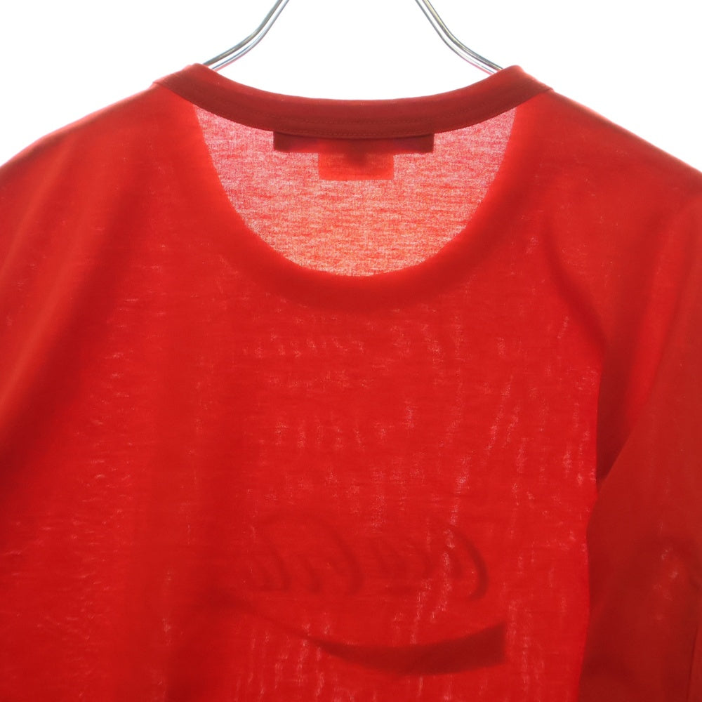 JUNYA WATANABE COMME des GARCONS(ジュンヤワタナベ コムデギャルソン) 23SS AD2022 × Coca-Cola コカ コーラ ロゴ プリント 半袖 カットソー Tシャツ レッド WK‐T019