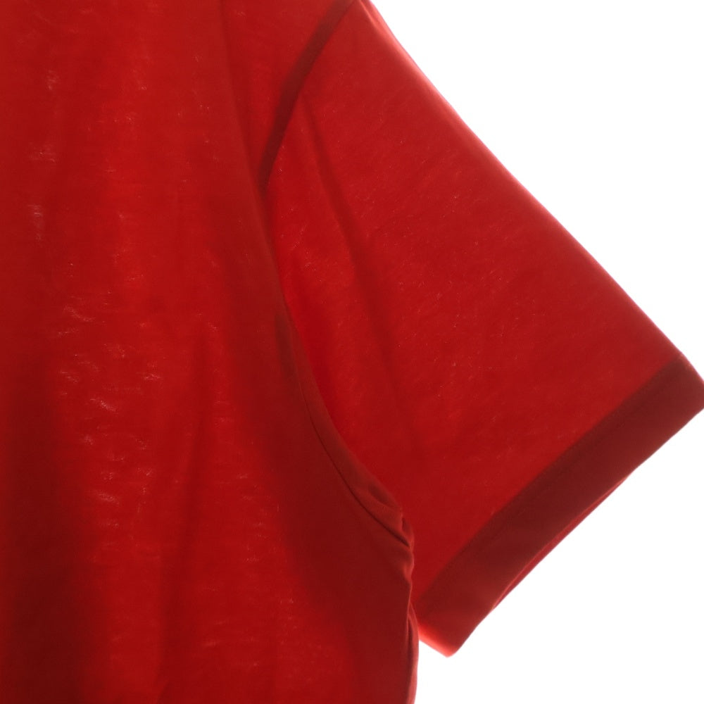 JUNYA WATANABE COMME des GARCONS(ジュンヤワタナベ コムデギャルソン) 23SS AD2022 × Coca-Cola コカ コーラ ロゴ プリント 半袖 カットソー Tシャツ レッド WK‐T019