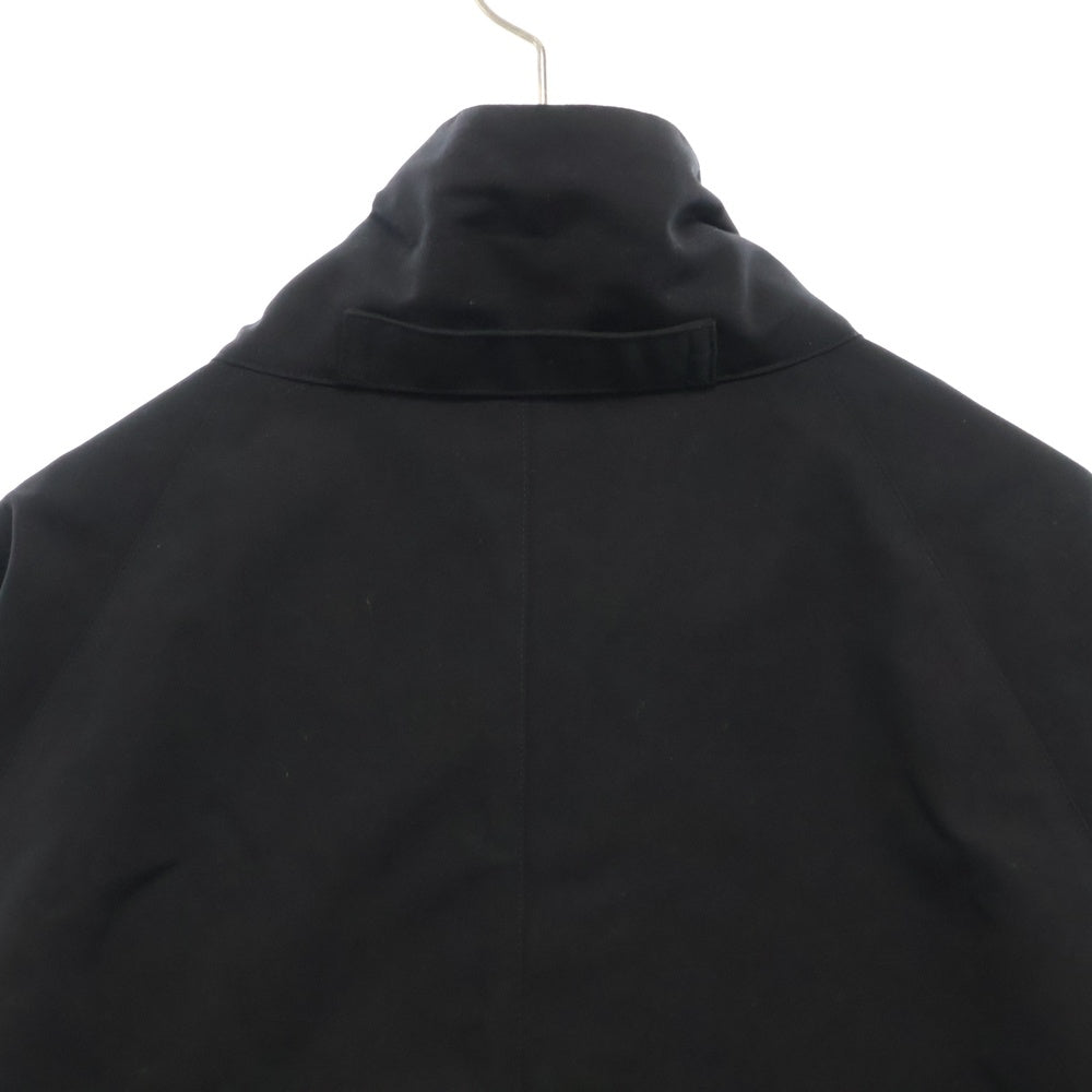 AURALEE(オーラリー) 25SS WOOL MAX CANVAS HIGH NECK ZIP BLOUSON ウール マックス キャンバス ハイネック ジップアップ ジャケット ブルゾン ブラック A25SB03WC