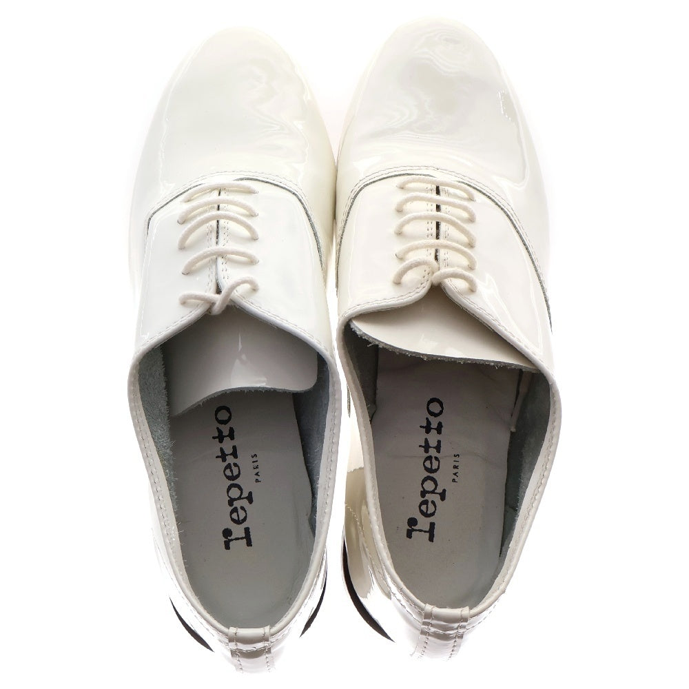 repetto(レペット) Zizi Oxford Shoes ジジ エナメル オックスフォード ドレスシューズ レディース ホワイト V377V