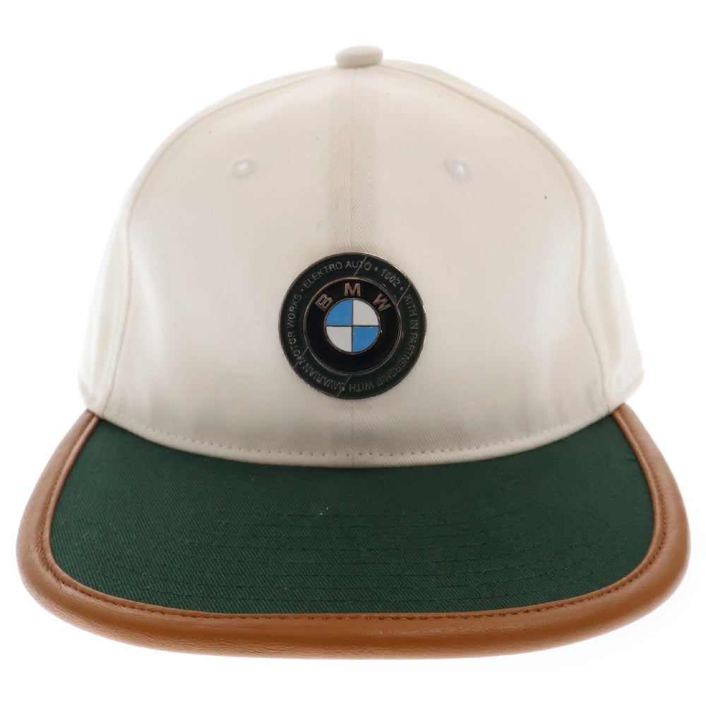 KITH(キス) 22AW BMW ELEKTRO ROUNDEL CAP SANDRIFT ビーエムダブリュー エレクトロラウンデルキャップ サンドリフト 帽子 ホワイト/グリーン