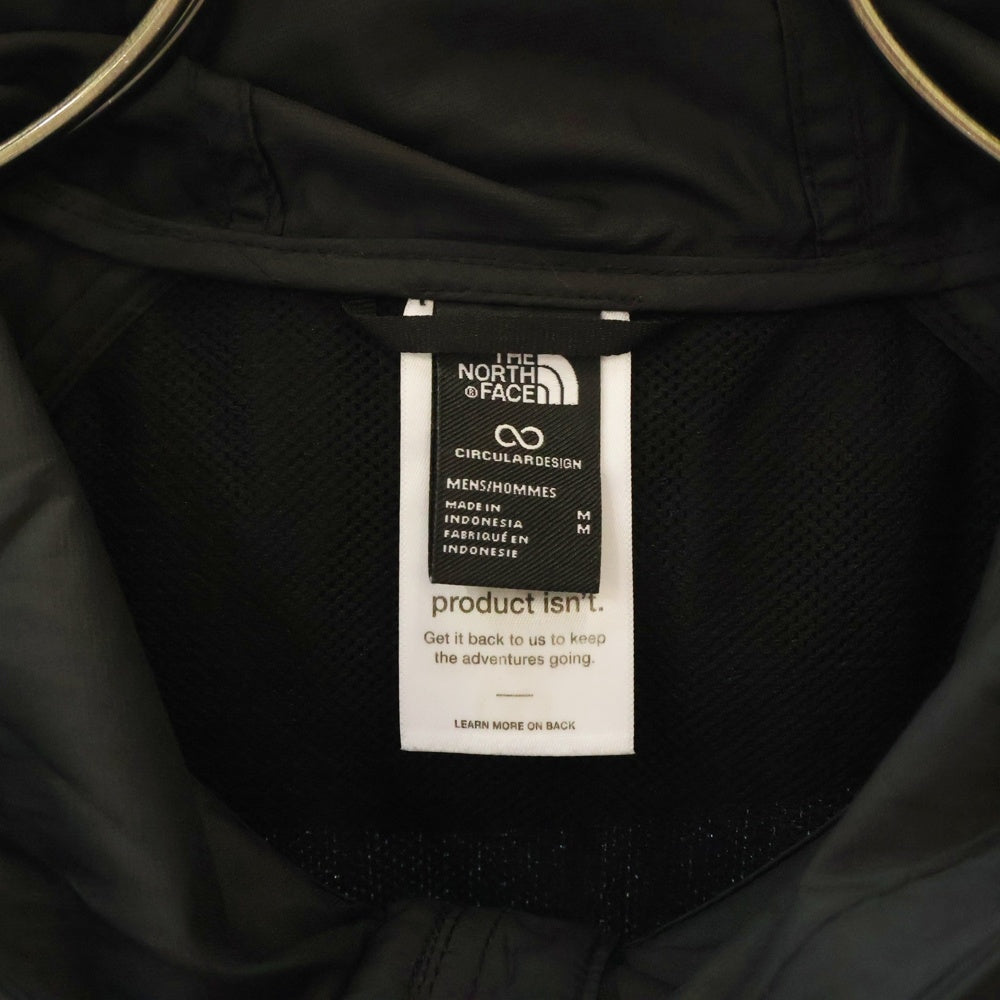 THE NORTH FACE(ザノースフェイス) Flyweight Hoodie 2.0 フライウェイト ロゴ刺繍 フーデッド ジップアップジャケット ブラック NF0A7ZWS