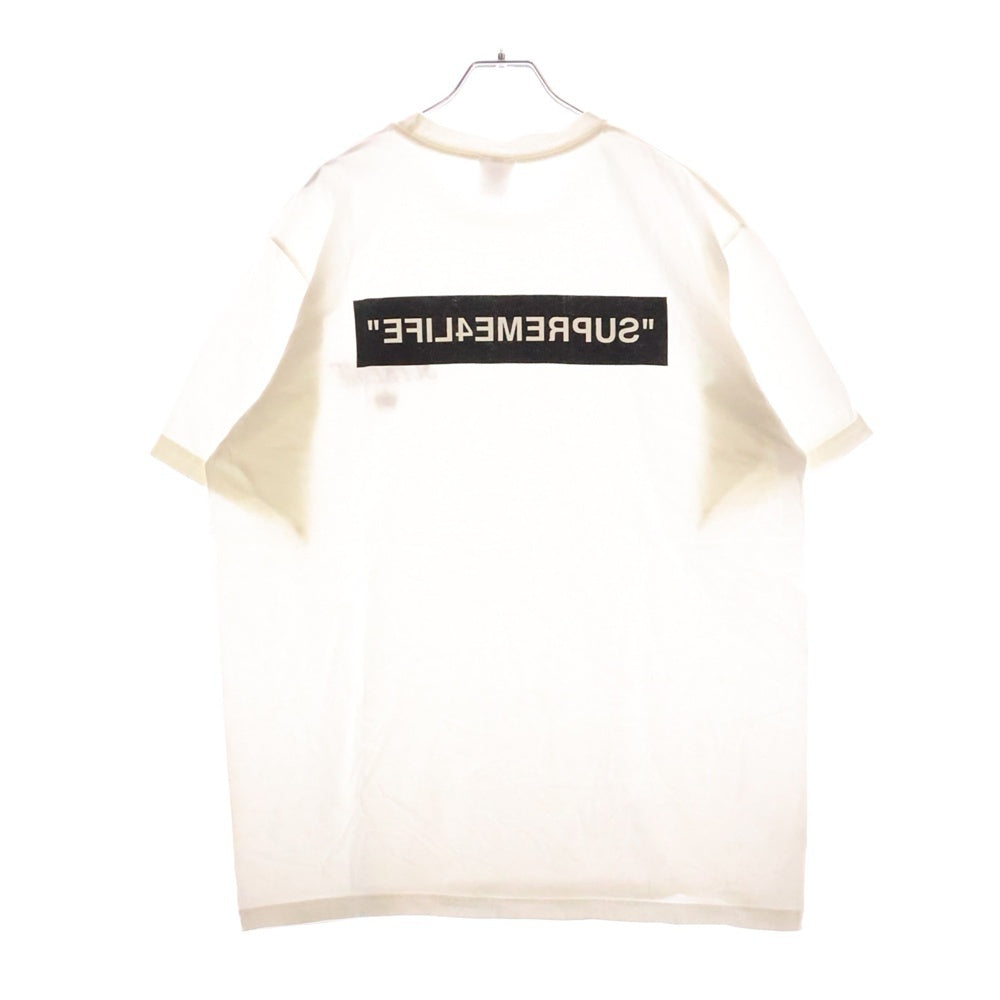 SUPREME(シュプリーム) 24AW 4 Life Tee フォーライフ グラフィックプリント クルーネック半袖Tシャツ カットソー ホワイト