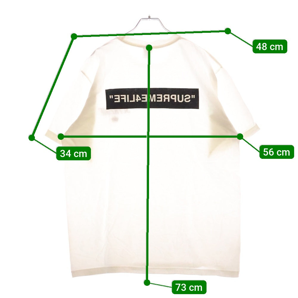 SUPREME(シュプリーム) 24AW 4 Life Tee フォーライフ グラフィックプリント クルーネック半袖Tシャツ カットソー ホワイト
